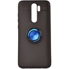 Zipax Xiaomi Redmi Note 8 Pro Kılıf Ravel Yüzüklü Standlı Silikon Kapak