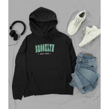 Seburam Kadın Kapüşonlu Kanguru Cepli Broklyn Sweatshirt Hoodie