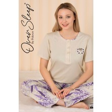 Seaes Oversleep By Poleren Kadın Yazlık Pijama Takımı