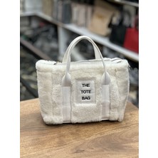 Nbi Bags The Tote Bag Peluş Uzun Nubuk Kolon Askılı Kadın El ve Omuz Çantası