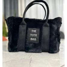 Nbi Bags The Tote Bag Peluş Uzun Nubuk Kolon Askılı Kadın El ve Omuz Çantası