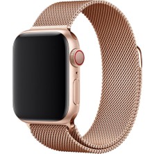 Zipax Apple Watch 41 mm Metal Mıknatıslı Kordon Watch 2/3/4/5/6/7/8/se/ultra Azn-Metal