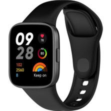 Zipax Xiaomi Redmi Watch 3 Silikon Kordon Azn-Klasik