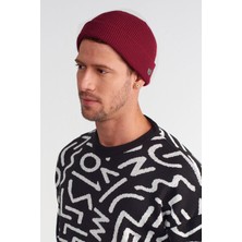 Külah Erkek Premium Rolled Kısa Bordo Bere