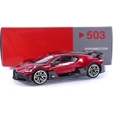 Mini Gt 503 Bugatti Divo Red Metallic Model Araba