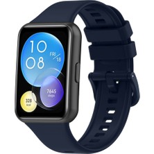 Zipax Huawei Watch Fit 2 Silikon Kordon Azn-Klasik