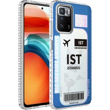 Zipax Xiaomi Redmi 10 Kılıf Airbag Kenarlı Renkli Desenli Silikon Elegans Kapak