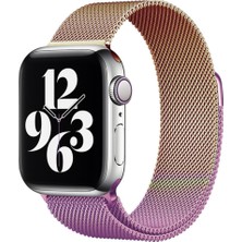 Zipax Apple Watch 42 mm Metal Mıknatıslı Kordon Watch 2/3/4/5/6/7/8/se/ultra Azn-Metal