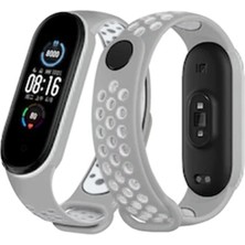 Zipax Xiaomi Mi Band 7 Silikon Delikli Spor Kordon Azn-Delikli