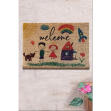 Chandler Home Coco Paspas Muskingum Kahve 40X60 cm Kapı Önü Paspası, Dış Kapı Paspası