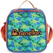 Benetton baggy Çift Bölmeli 4'lü Okul Çantası Seti 03660