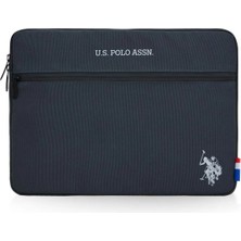 U.S. Polo Assn. Uspa Macbook Air - Macbook Pro 13&13.3 Inç Uyumlu Laptop Kılıfı Siyah