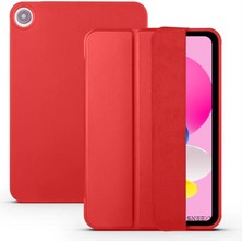 Sneezy Apple iPad 6.nesil 9.7 Inç 2018 Uyumlu Soft Safe Arkası Silikon Smart Tablet Kılıfı