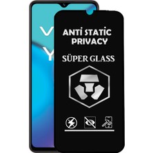 Caseart Vivo Y27 Tam Kaplayan Anti Statik Hayalet Süper Cam Ekran Koruyucu