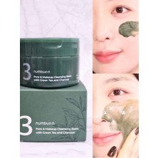 Numbuzin - No.3 Pore & Makeup Cleansing Balm With Green Tea And Charcoal