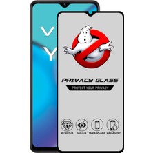 Caseart Vivo Y27 Tam Kaplayan Privacy Hayalet Temperli Ekran Koruycu Cam