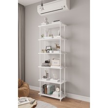 Mobitopya Çevir Kur 65 cm Beyaz Kitaplık Bd