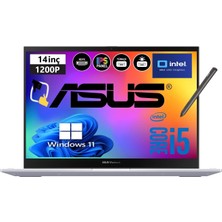 Asus Vivobook S 14 Flip TP3402VA-LZ187W Intel Core I5-1335U 16GB Ram 1tb SSD 14'' IPS Dokunmatik Kalemli W11 Home Taşınabilir Bilgisayar Snertech