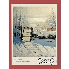 Poster Storeco Posterstoreco Claude Monet 1869 Ahşap Çerçeveli Tablo