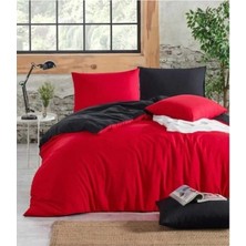 Miss Linda Home Collection NÇ1918 Miss Linda Home Pamuklu Çift Taraflı Çift Kişilik Nevresim Takımı