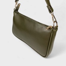 Lucit Bag Baget Modeli 2 Bölmeli Fermuarlı Ayarlanabilir Askılı Günlük El Kol ve Çantası