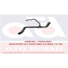 Boduroğlu 71180 Boduroglu 71180 1424 Radyatör Alt Hortumu Ac Megane 1.6 16V