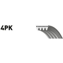 Gates 4PK1155 4PK1155 Kanallı Kayış Renault Safrane 3.0 V6-3.0 V6 4×4 92-96 Yaris 1.3 11-