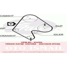 Gates 5129 5129 Triger Eksantrik Kayışı Ascona C 1.7d