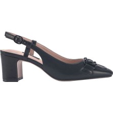 Nine West Lıgna 3fx Siyah Kadın Topuklu Ayakkabı