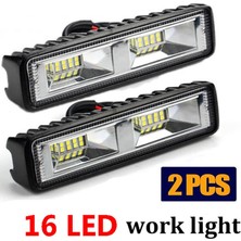 Goodbest 1 Adet L24 Stili LED Güçlendirme Lam LED Düz Çalışma Işığı Spot Işın Çubuğu Araba Suv LED Offroad Sürüş Sis Lambaları (Yurt Dışından)