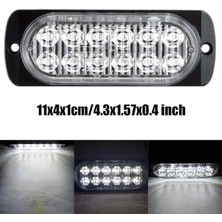 Goodbest 12V 12LED Sarı Stil Dc 12V 36W Beyaz 12LED Araba Kamyon Güvenlik Uyarısı Acil Her Zaman Parlak Işık Lambası Araba Strobe Acil Durum Yanıp Sönen Uyarı Işığı (Yurt Dışından)