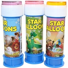 Star Party Star Bubbles Mini Baloncuk Köpük Oyuncak 3 Adet