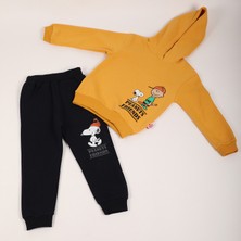 Mimbo Kids Erkek Çocuk Peanuts Friends Şapkalı Eşofman Takımı