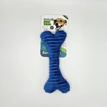 Eurodog  Peluş Kemik Köpek Oyuncağı Mavi 24X10 cm