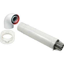 Bosch & Buderus Hermetik Yatay Baca Seti Ø60/100 - AZ 388 - 7716050063