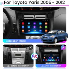 Azertaş Oto Aksesuar Toyota Yaris Android Multimedya 2005-2012 2+32GB 9'ekran  Carplay Oem Araca Özel