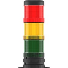 Mesan Ø66 3 Kat Modüler Işıklı Kolon Multi LED Taban Montaj