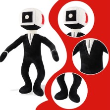 Runjing Skibidi Tuvalet Konuşmacı Patronların Sesli Peluş Titan Sesli Oyuncaklar Kameraman Bebek Korku Oyunu Eğlenceli ve Tuhaf Üçlü Kameraman Yumuşak Peluş (Stp-2) (Yurt Dışından)