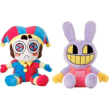 Runjing Inanılmaz Dijital Sirk Peluş, Yeni Inanılmaz Dijital Sirk Pomni/jax Peluş Oyuncak, Yumuşak Dolması Anime Peluş Bebek, Karikatür Hayvan Figürü Yastık Çocuklar Için Hediyeler Hayranl (Yurt Dışından)