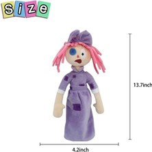 Runjing Inanılmaz Dijital Sirk Peluş, 11,2" Dijital Sirk Peluş Oyuncaklar, Çocuklar ve Hayranlar Için Pomni ve Jax Doldurulmuş Hayvan Peluş Bebek Hediyesi (Ragatha) (Yurt Dışından)