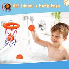 Runjing Eğlenceli Basketbol Potası Topları Playset Erkek Kız Banyo Oyuncakları Küvet 3 Top Seti Güçlü Vantuz Banyo Oyunu Çocuklar Için Yeni Yürümeye Başlayan Çocuklar (Yurt Dışından)