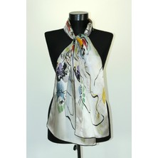 Nomads Felt  Ipek Fular | 32X160 cm | Kandinsky Composition | Nomads Felt