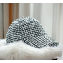 Shopiolog  Polo Kışlık Kaşe Dokulu Kumaş 6 Parça Amerikan Beyzbol Kep Şapka