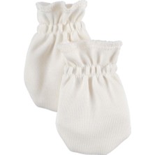 Little Gusto Yenidoğan Eldiven Ekru Organik Pamuk