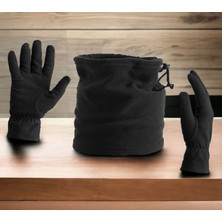 Shopiolog Unisex Boyunluk+Eldiven Seti Kışlık Takım