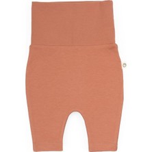 Little Gusto Yüksek Bel Pantolon Bebek Pembe Organik Pamuk