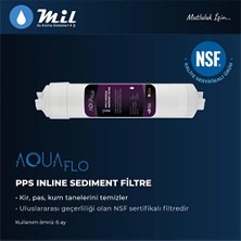 Aquaflo  Mil Kapalı Kasa Su Arıtma Cihazı 80 GPD AquaFlo Membranlı 14 Aşama Filtre Seti