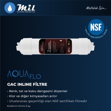 Aquaflo  Mil Kapalı Kasa Su Arıtma Cihazı 80 GPD AquaFlo Membranlı 14 Aşama Filtre Seti