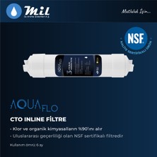 Aquaflo  Mil Kapalı Kasa Su Arıtma Cihazı 80 GPD AquaFlo Membranlı 14 Aşama Filtre Seti