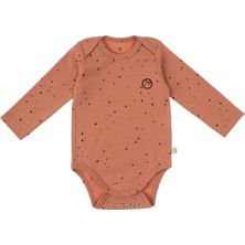 Little Gusto Uzun Kollu Ayarlanabilir Çıtçıtlı Zıbın Cosmos Pembe Organik Pamuk